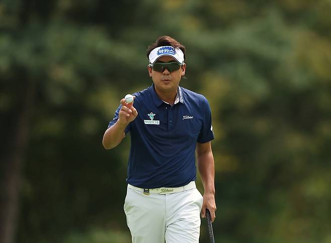 박상현의 버디 세리머니. [KPGA 제공. 재판매 및 DB 금지]