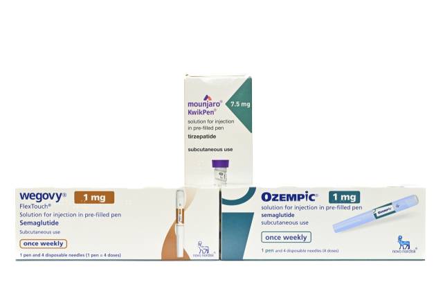 시중에 나온 주사형 비만치료제들. 왼쪽부터 위고비, 마운자로, 오젬픽. 클립아트코리아 제공.