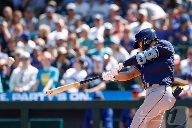 김하성(30·애틀랜타 브레이브스). ⓒ AFP=뉴스1