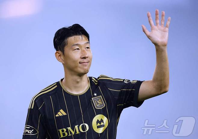 LA FC의 손흥민. ⓒ AFP=뉴스1
