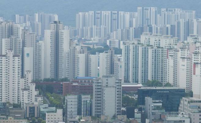 서울 시내 아파트 단지 모습. 연합뉴스