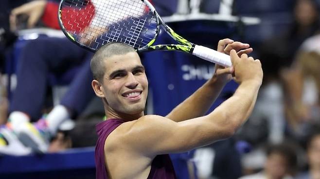 남자 테니스 세계 랭킹 2위 카를로스 알카라스(스페인)/X