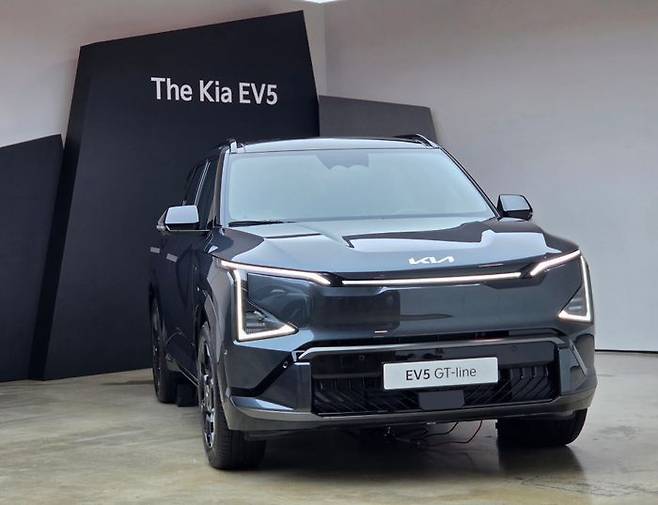 더 기아 EV5. ⓒ데일리안 정진주 기자