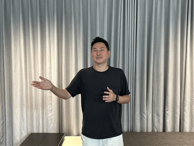 김준환 카카오헬스케어 상무가 2일 경기 성남시 판교 카카오헬스케어 본사에서 디지털타임스와 인터뷰하고 있다. 이미선 기자