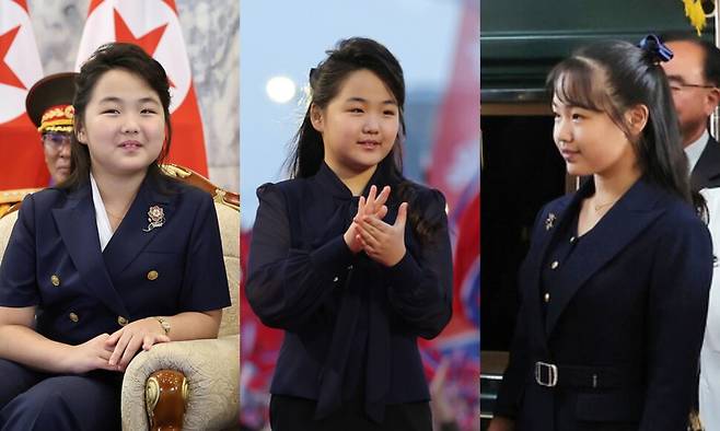 김정은 북한 국무위원장의 딸 김주애. 조선중앙통신 연합뉴스