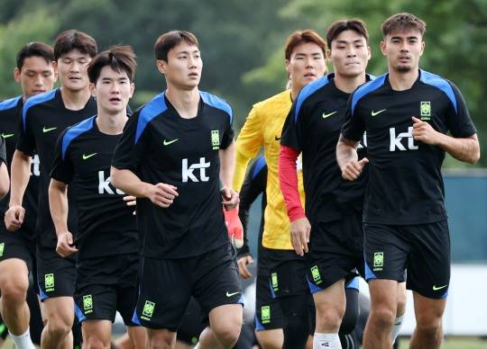 미국전 준비하는 대한민국. 사진(뉴욕=연합뉴스)