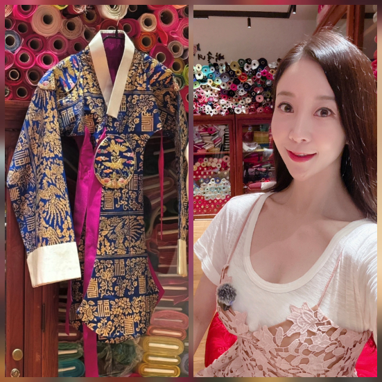 스포츠 아나운서 출신 원자현(41)이 결혼식 준비 현장을 공개했다.사진=원자현 SNS