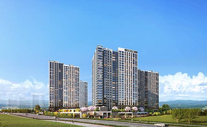 ‘양주역 중흥S-클래스’ 투시도 [중흥토건 제공]