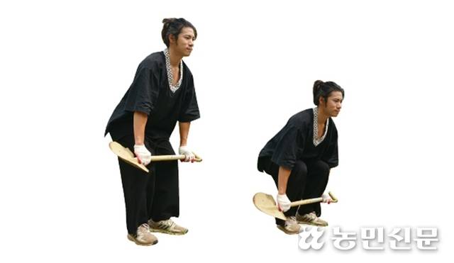 삽 한자루 있으면 ‘근력운동의 꽃’ 데드리프트도 거뜬하다.