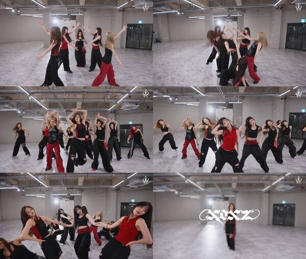 ▲ 아이브 신곡 'XOXOZ' 댄스 연습 영상. 유튜브 영상 캡처