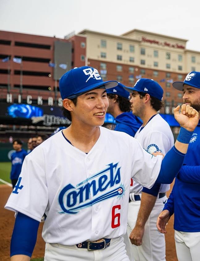 현재 재활 경기로 인해 마이너리그 소속인 김혜성의 모습. /사진=오클라호마시티 코메츠 공식 SNS