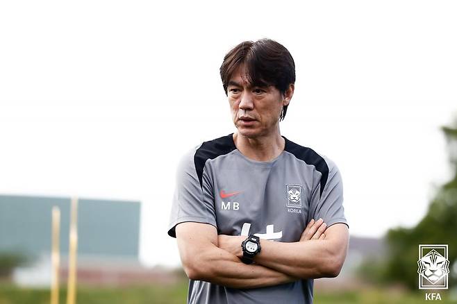 홍명보 축구대표팀 감독. /사진=대한축구협회 제공
