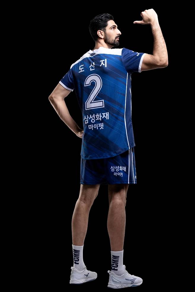 삼성화재의 아시아 쿼터 선수 도산지 [삼성화재 배구단 제공. 재판매 및 DB 금지]