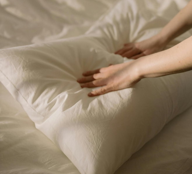 베개 높이 체크