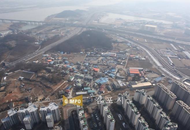 김포 고촌읍 은행정 주택개발사업지 전경.사진=도시개발추진위