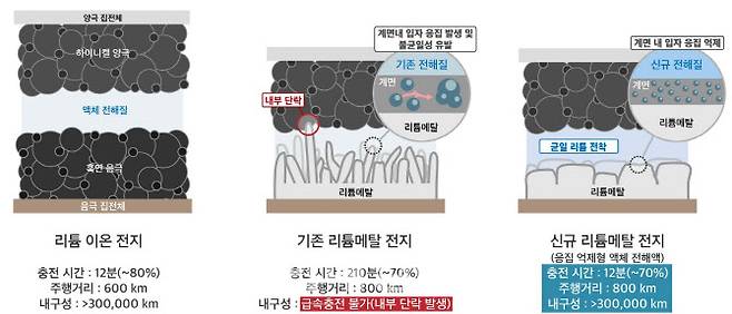 LG에너지솔루션-KAIST FRL 연구팀의 신규 리튬메탈전지 기술 인포그래픽.(사진=LG에너지솔루션)