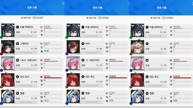 - 유니온 사격장에서 그레이브, 마리와 비교한 에이드: 에이전트 바니 성능