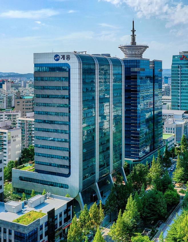 대전시 서구 탄방동 계룡건설산업 사옥 전경. / 뉴스1