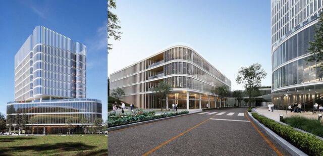 다른 각도에서 본 의료복합단지 조감도. 사랑의병원 제공