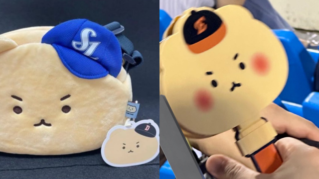 두산베어스의 IP를 무단 변형한 제품들. X(엑스·옛 트위터) 갈무리