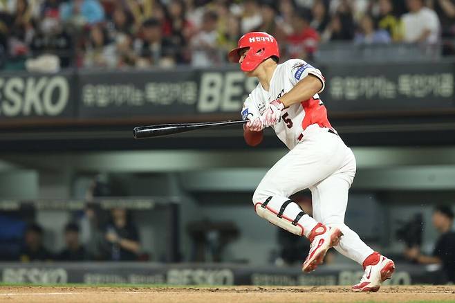 ▲ 장타력과 기동력을 모두 갖춘 김도영의 공백을 메우지 못한 KIA는 올해 타선에서 어려움을 겪고 있다 ⓒKIA타이거즈