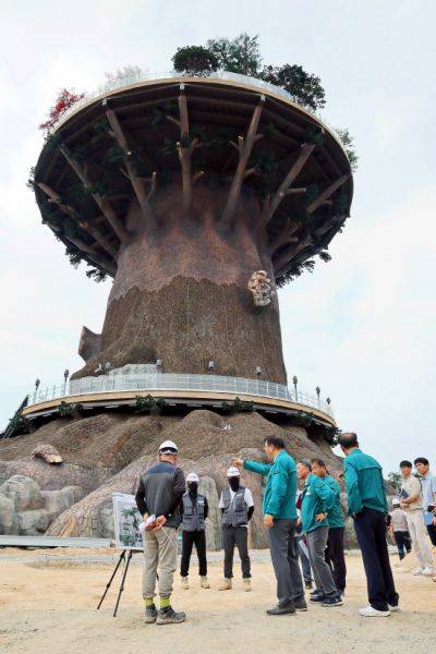 창원시 빅트리 점검 모습.