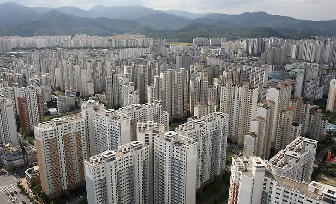 대구 달서구지역 대단위 아파트 전경. <영남일보 DB>