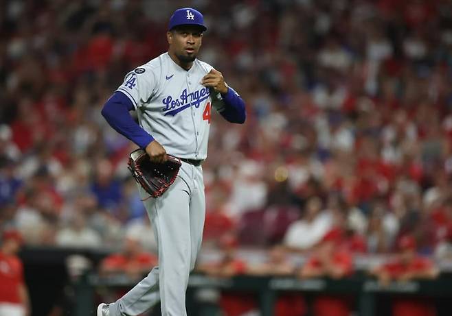 (5일(한국시간) 방출된 전 LA 다저스 투수 알렉시스 디아즈)