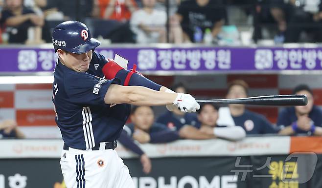 두산 베어스 양의지. 2025.8.20/뉴스1 ⓒ News1 김기남 기자