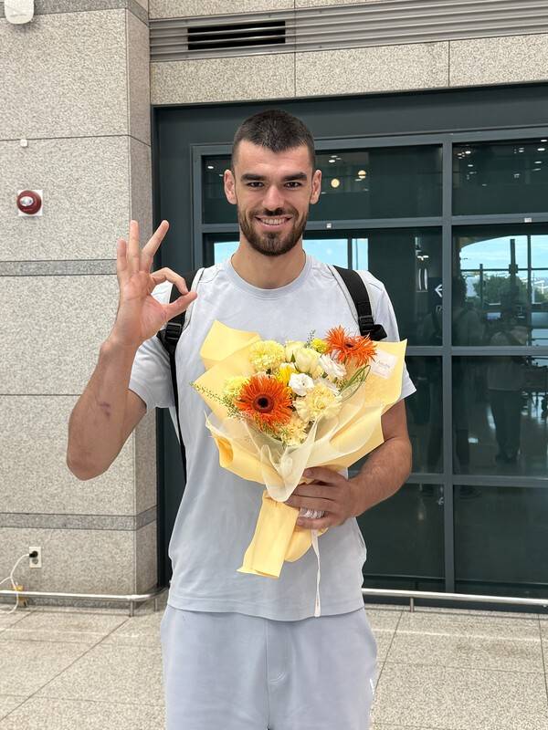 OK저축은행 외국인 선수 디미타르 디미트로프. /사진=OK저축은행