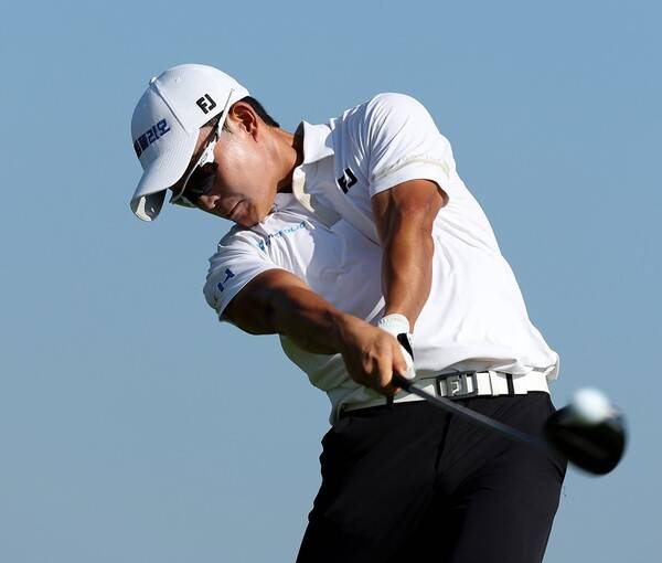 2025년 한국프로골프(KPGA) 투어 KPGA 파운더스컵에 출전한 정태영 프로가 2라운드에서 경기하는 모습이다. 사진제공=KPGA