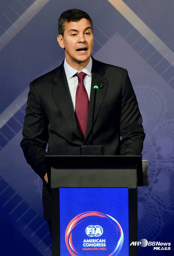 산티아고 페냐 파라과이 대통령. 사진=AFPBBNews=News1