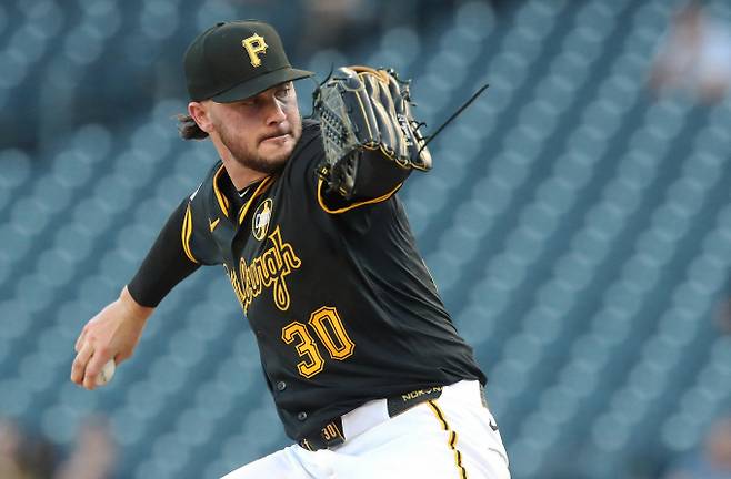 피츠버그 파이리츠 폴 스킨스가 부상을 털어낸 김혜성과 맞대결을 펼친다. 사진은 피츠버그에서 활약 중인 스킨스의 모습. /사진=로이터