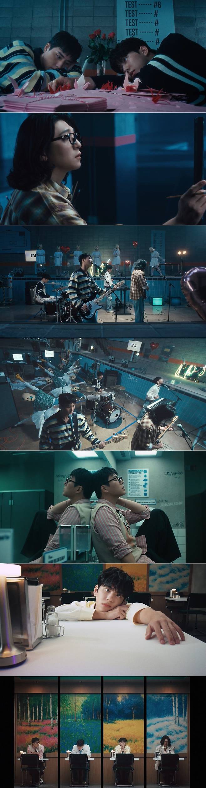 사진=데이식스 ‘INSIDE OUT’ 뮤직비디오, JYP엔터테인먼트 제공