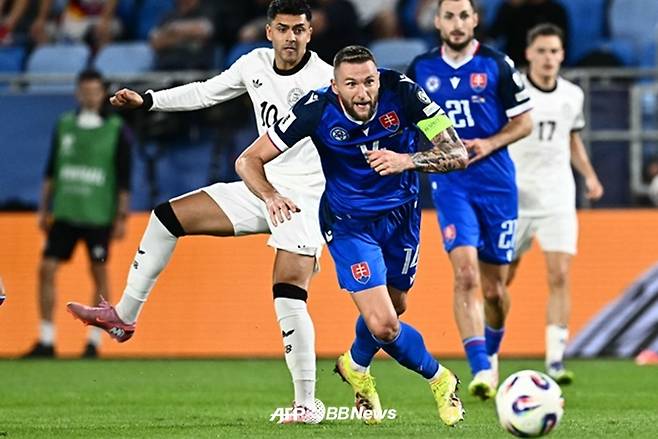 독일-슬로바키아 경기 모습. /AFPBBNews=뉴스1