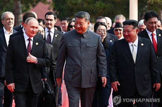 북중러 정상 [AFP=연합뉴스 자료사진. 재판매 및 DB 금지]