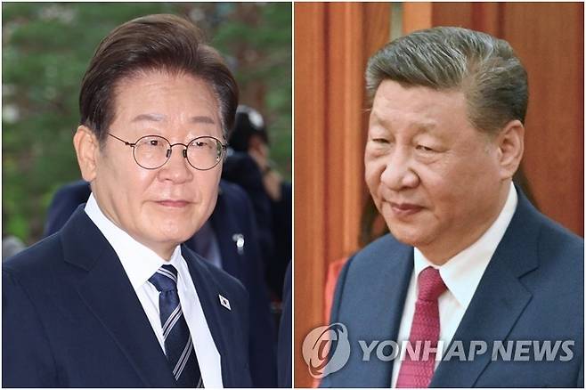 이재명 대통령(왼쪽)과 시진핑 중국 국가주석 [EPA=연합뉴스·연합뉴스 자료사진. 재판매 및 DB 금지]