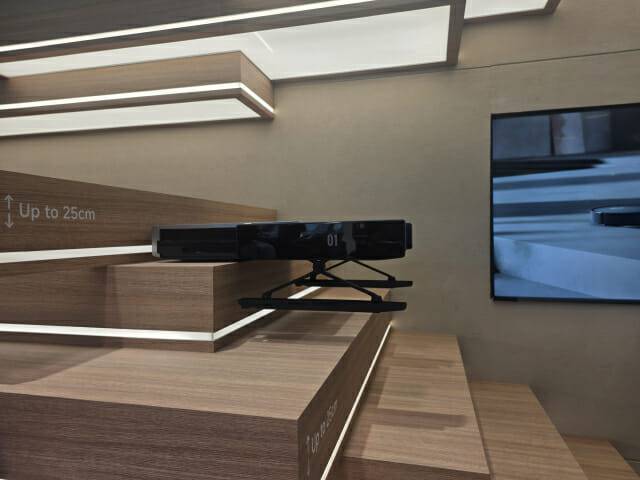 모바 교체형 계단 등반 및 다층 청소 모듈 제우스 60.(사진=전화평 기자)