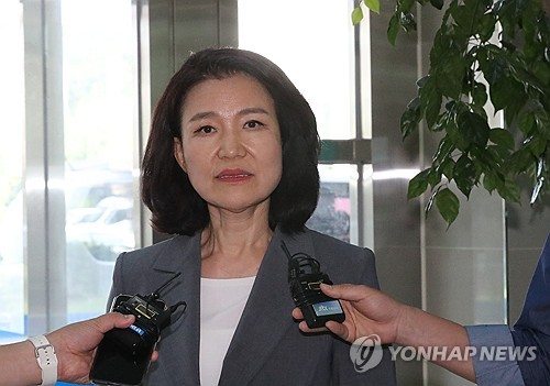 경찰 출석한 이진숙 방통위원장. [연합뉴스 자료사진]