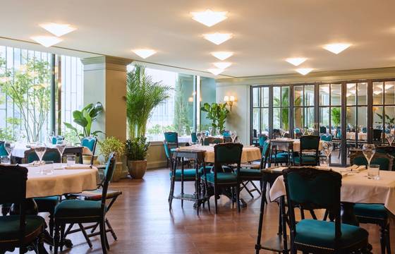 구찌 오스테리아 서울은 구찌 청담 플래그십 스토어의 ‘수직 공원(Vertical Garden)’ 컨셉을 반영해 도심 속 자연을 느낄 수 있도록 디자인되었다. 사진 구찌