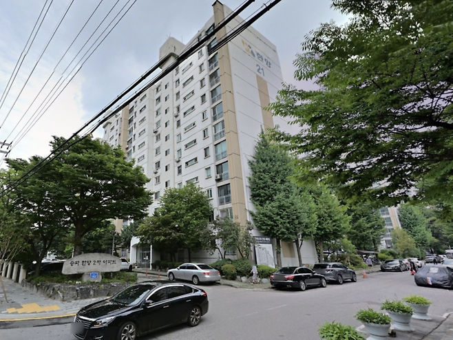 송파한양2차 거리뷰. (네이버지도 캡처)