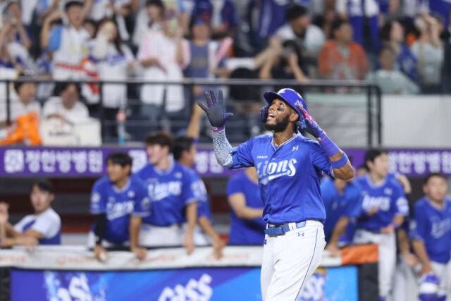 삼성 라이온즈 르윈 디아즈./삼성 라이온즈