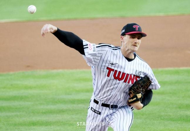 LG 트윈스 외국인 투수 톨허스트. /사진=김진경 대기자