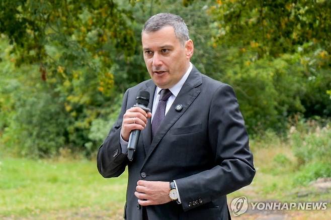 알렉산드르 힌시테인 러시아 쿠르스크 주지사 대행 [타스 연합뉴스 자료사진. 재판매 및 DB 금지]