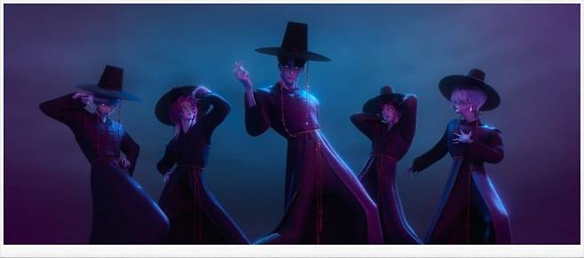 넷플릭스 '케이팝 데몬 헌터스'의 '사자 보이즈' [넷플릭스 제공. 재판매 및 DB 금지]