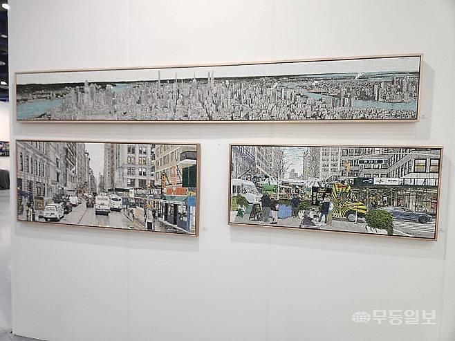 우병출 작가(나인갤러리)의 작품들.