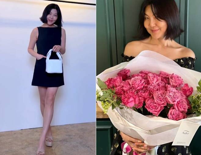 14kg를 빼 화제를 모았던 한혜연은 최근에도 러닝, 빵 멀리하기 등 노력을 이어가고 있는 일상을 전했다. [사진=한혜연 인스타그램]