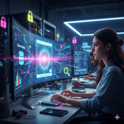 합성 데이터 사용에도 전략이 필요하다는 보고서 결과가 나왔다. (사진=구글 제미나이)