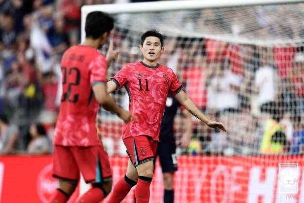 이동경(남자 축구대표팀). 대한축구협회 제공