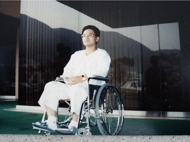 1993년 첫번째 간 기증 수술 당시 이태조 목사의 모습. 이 목사 제공